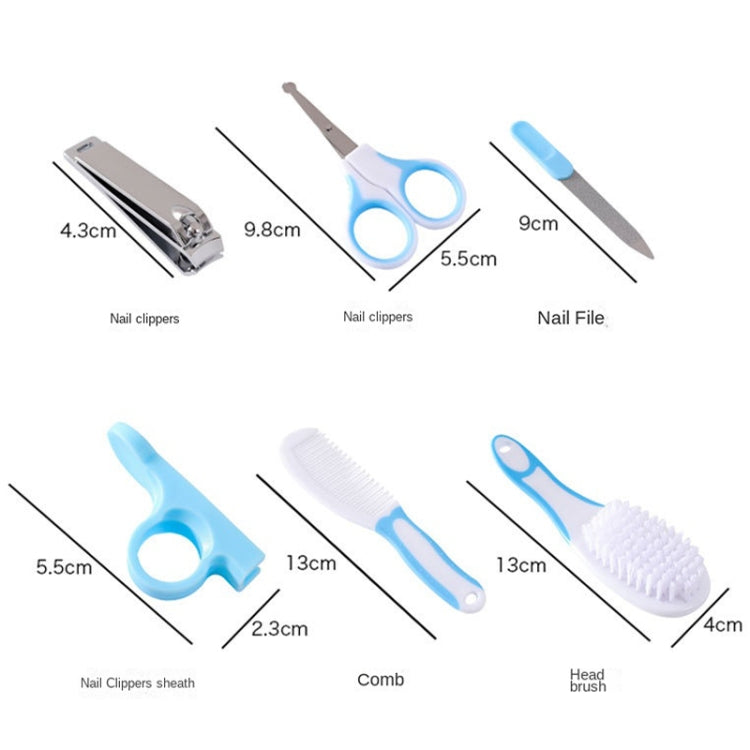 JR-6001 6 in 1 Baby Care Cleaning Kit Nail Scissors Combination Set My Store