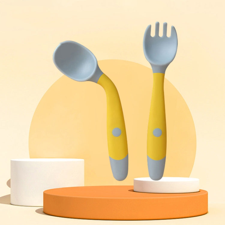 Children Eating Training Tableware Baby Bendable Silicone Soft Spoon