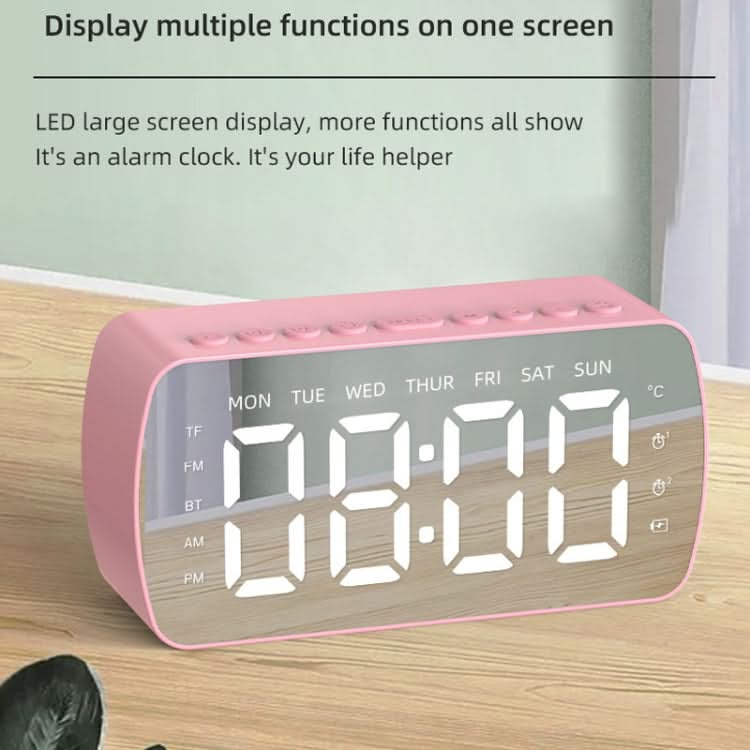 Outdoor Portable Card Bluetooth Speaker Small Clock Radio