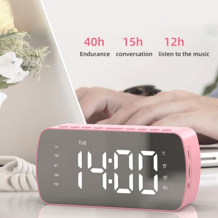 Outdoor Portable Card Bluetooth Speaker Small Clock Radio