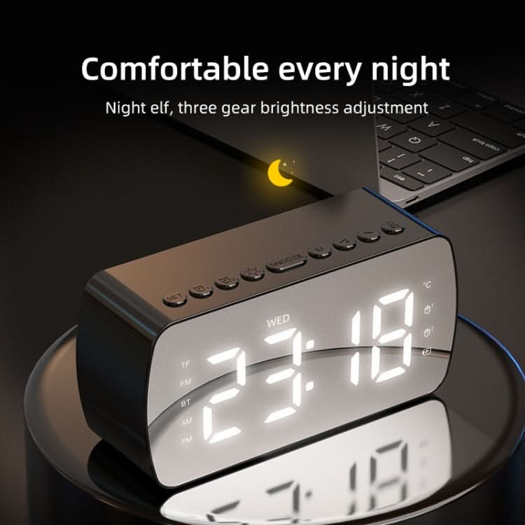 Outdoor Portable Card Bluetooth Speaker Small Clock Radio