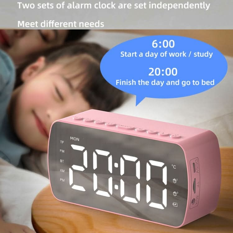 Outdoor Portable Card Bluetooth Speaker Small Clock Radio