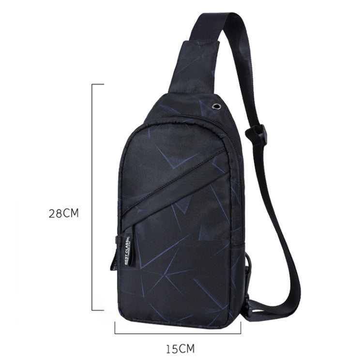 XQB990 Men Chest Bag Messenger Bag Oxford Cloth Sports Bag