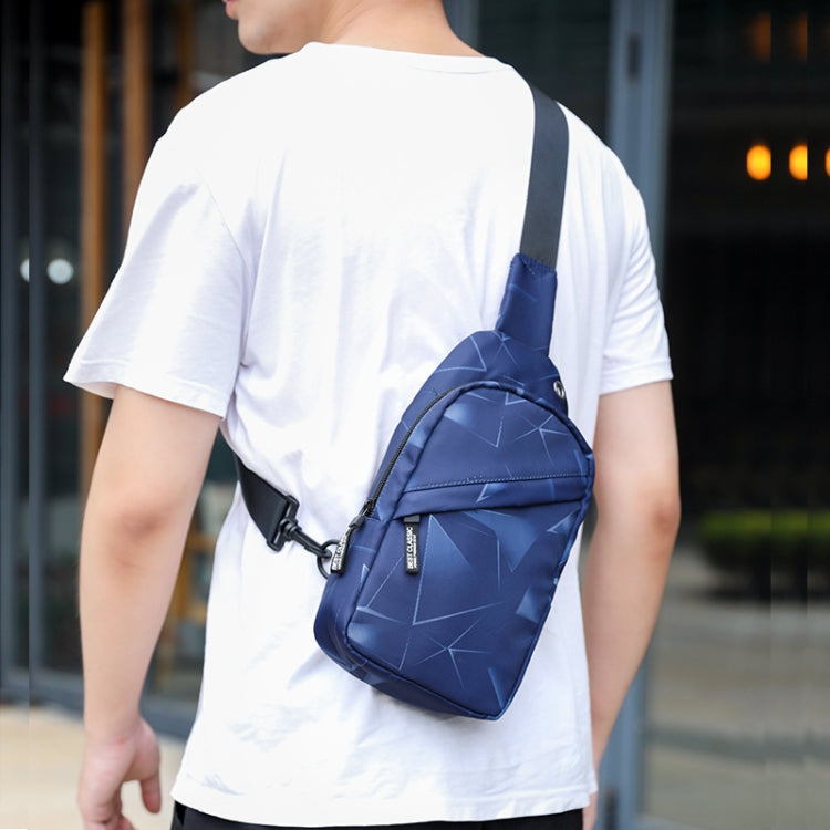 XQB990 Men Chest Bag Messenger Bag Oxford Cloth Sports Bag Reluova