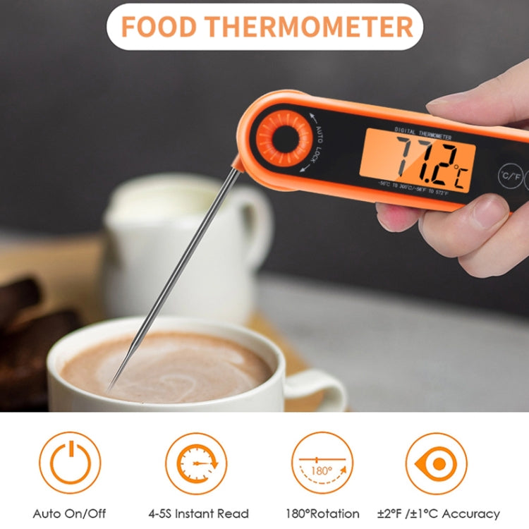 Folding Waterproof Kitchen Oven Grill Food Thermometer Reluova