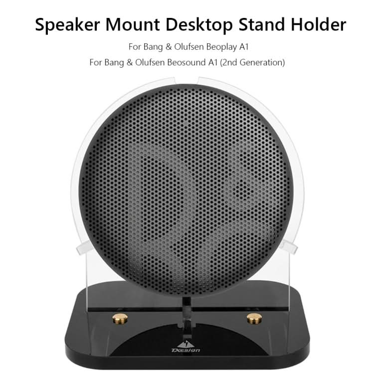 For B&O Beoplay A1 / Beosound A1 2nd Speaker Acrylic Desktop Stand Holder