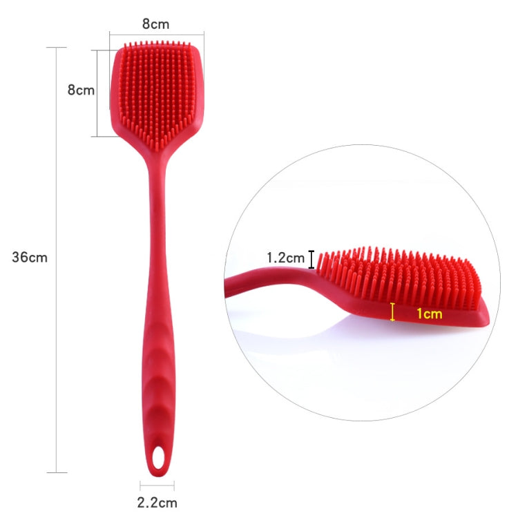 ZYA-251 Silicone Integrated Pot Scrubbing Brush Household Kitchen Cleaning Brush Dishwashing Brush Reluova