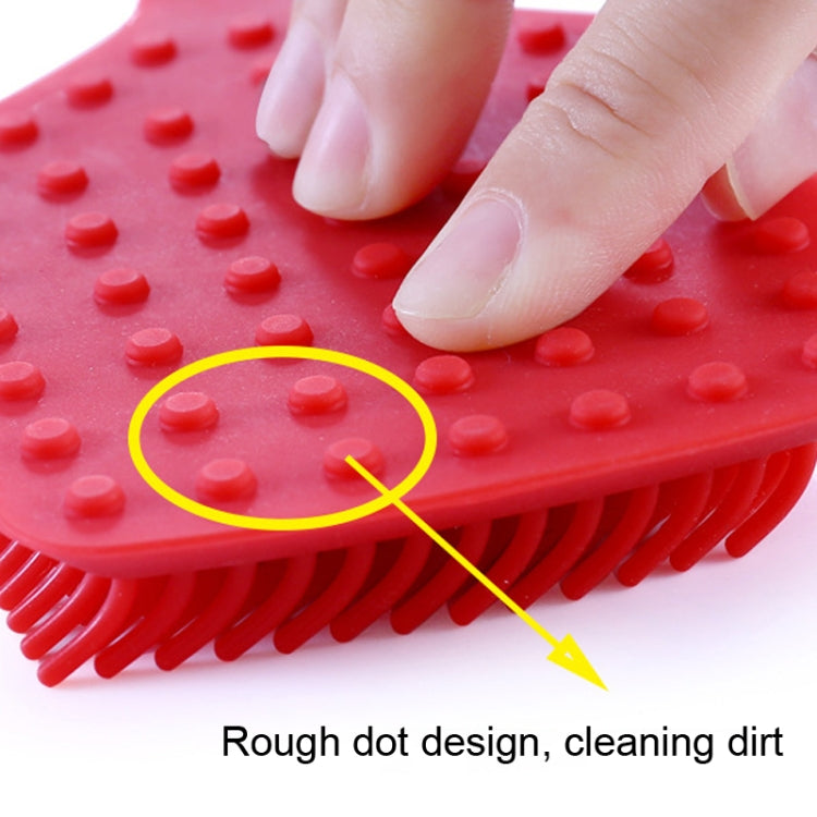 ZYA-251 Silicone Integrated Pot Scrubbing Brush Household Kitchen Cleaning Brush Dishwashing Brush