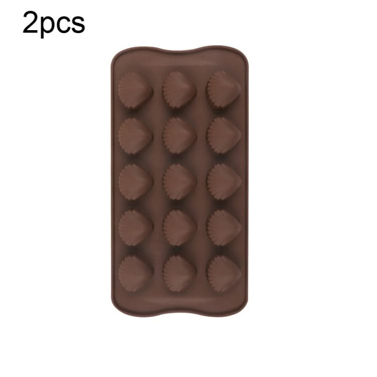 2pcs Silicone Chocolate Mold Jelly Christmas Candy Cake Mould, Style:-Reluova