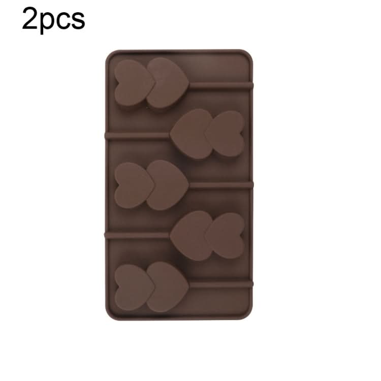 2pcs Silicone Chocolate Mold Jelly Christmas Candy Cake Mould, Style:-Reluova