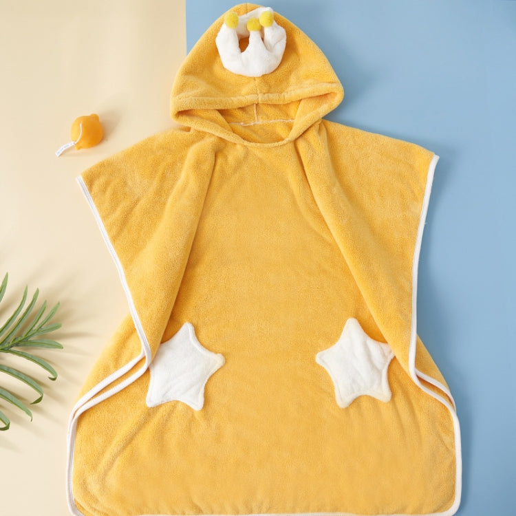 Kids Bath Towel Thickened High Density Coral Fleece Hooded Cloak Water Absorbent Cape My Store