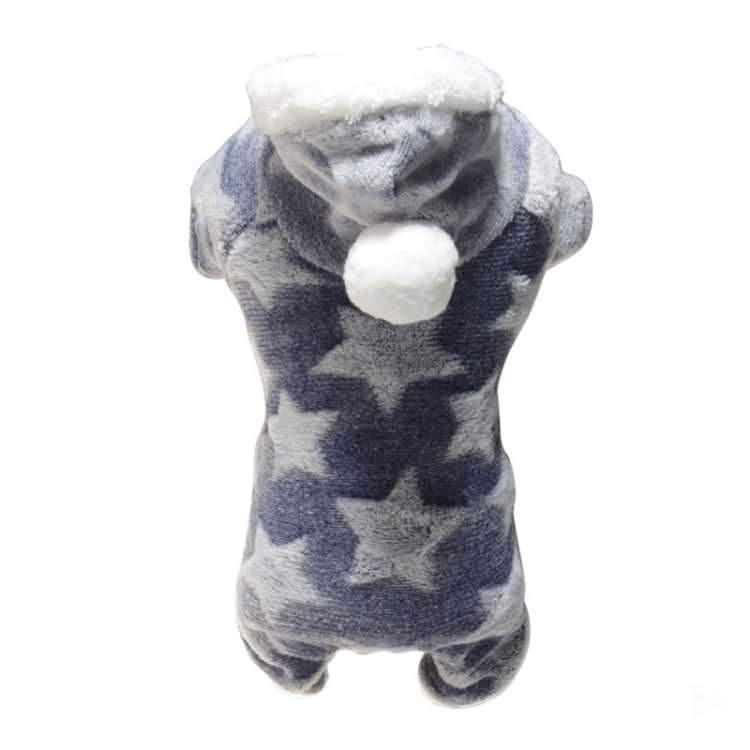 Dog Flannel Warm and Cold Clothes Cute Hooded Pet Transformation Costume - Reluova