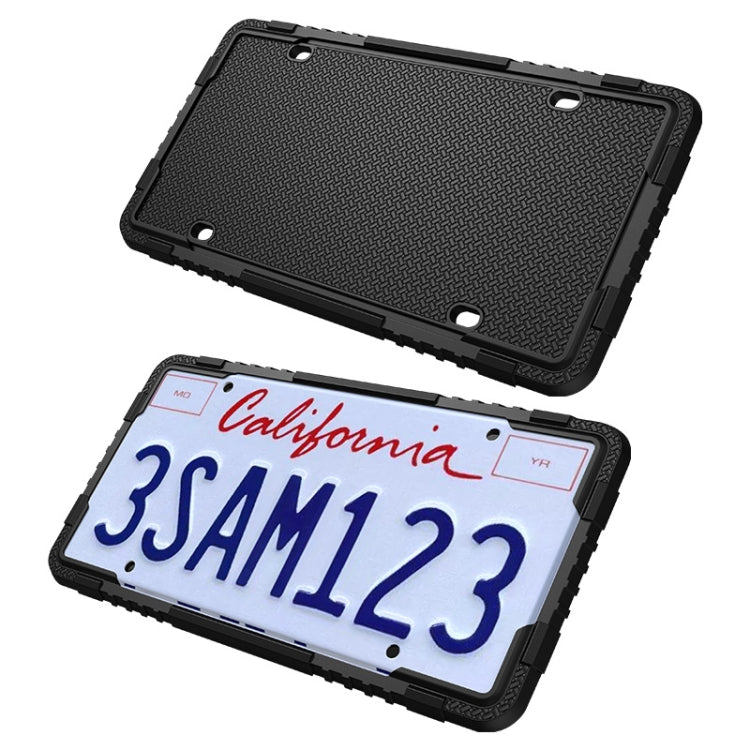 For North American Models Silicone License Plate Frame