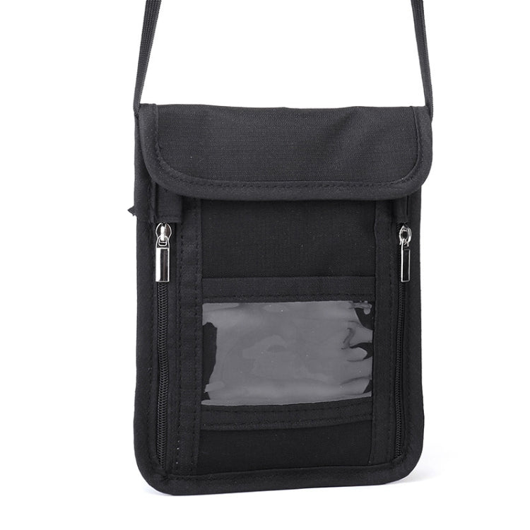 ZD-WM-06 RFID Hanging Neck Bag Passport Bag Anti-scanning Anti-magnetic Messenger ID Bag Reluova