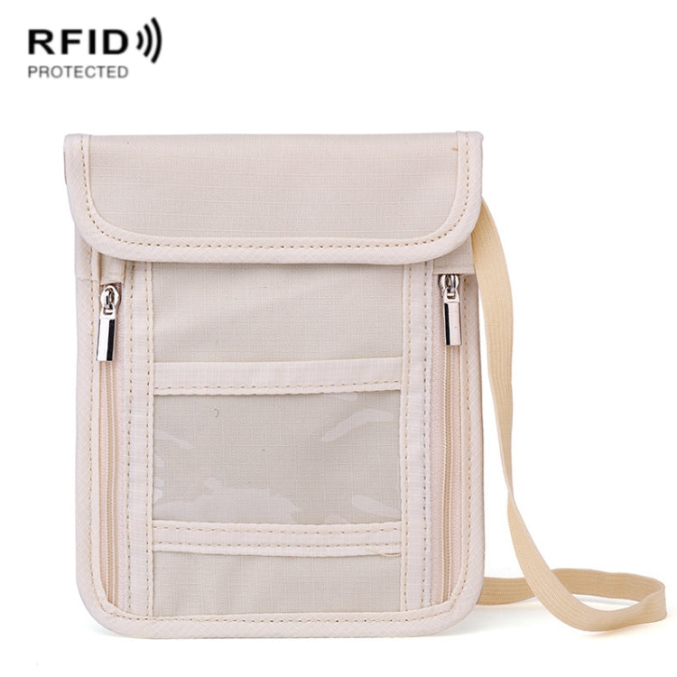 ZD-WM-06 RFID Hanging Neck Bag Passport Bag Anti-scanning Anti-magnetic Messenger ID Bag Reluova