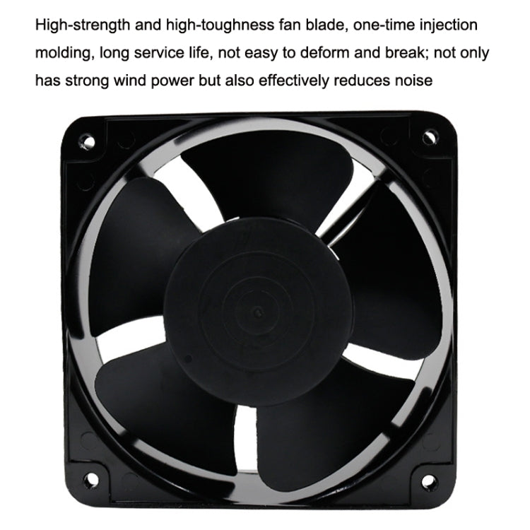 20cm Chassis Cabinet Metal Case Low Noise Cooling Fan-Reluova