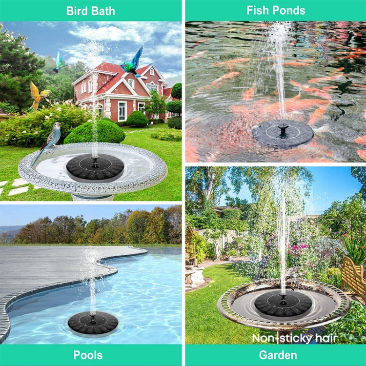 Solar Water Fountain Pool Outdoor Bird Bath Solar Powered Fountain Floating Water