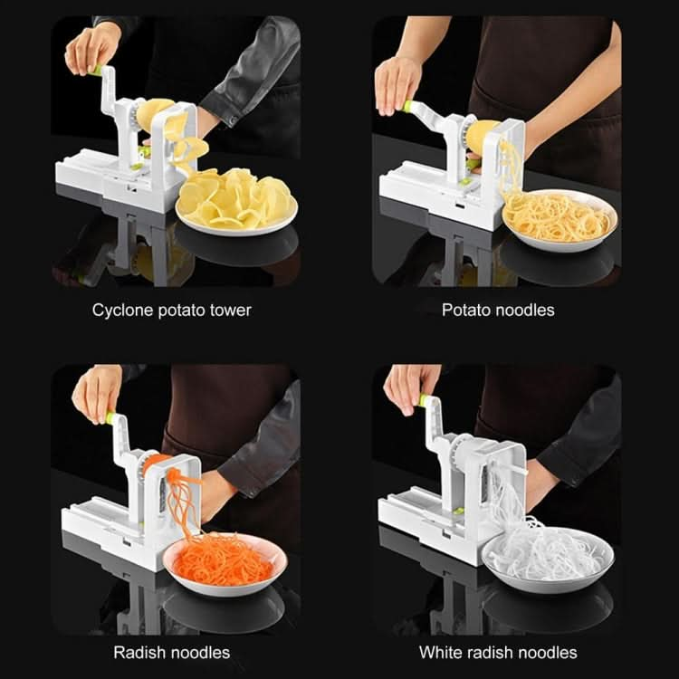 Grater Vegetable Potato Spiral Slicer Whirlwind Fruit Vegetable Spiral Machine