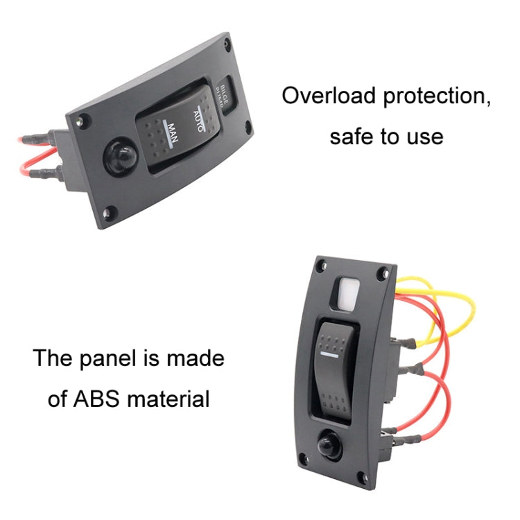 Marine Self-Locking Resetting Switch With Overload Protection Indicator Light