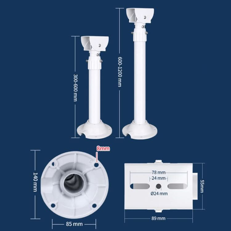 Telescopic I-Type Monitoring Bracket Hanging Closed-Circuit Aluminum Alloy Bracket Reluova