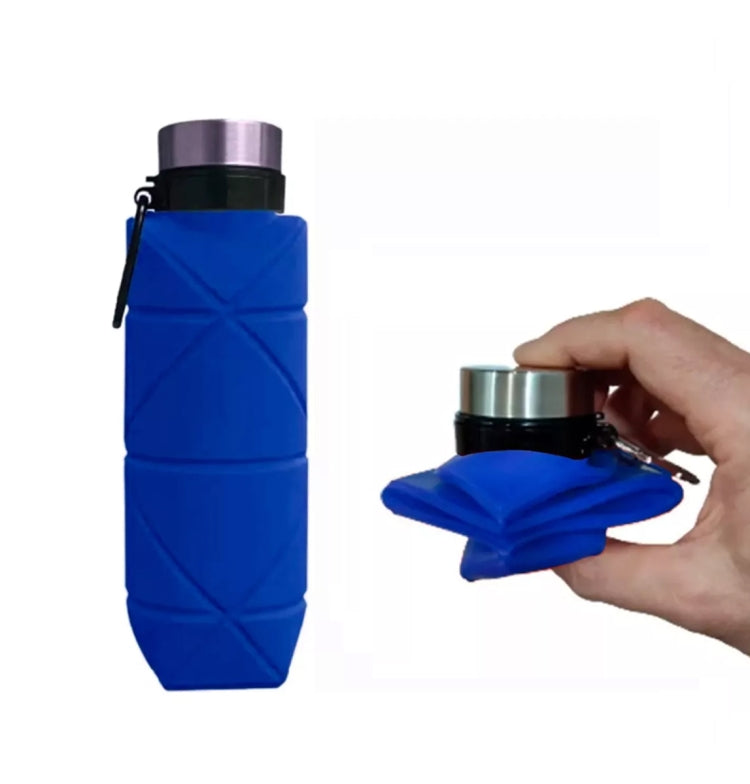 Outdoor Silicone Folding Water Cup Telescopic Water Bottle Travel Drinking Cup With Carabiner Reluova