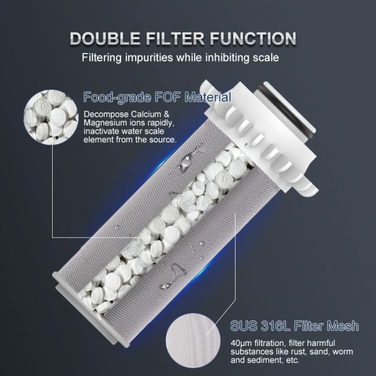 Home Water Purifier Toilet Front Decomposition Limescale Filter Reluova