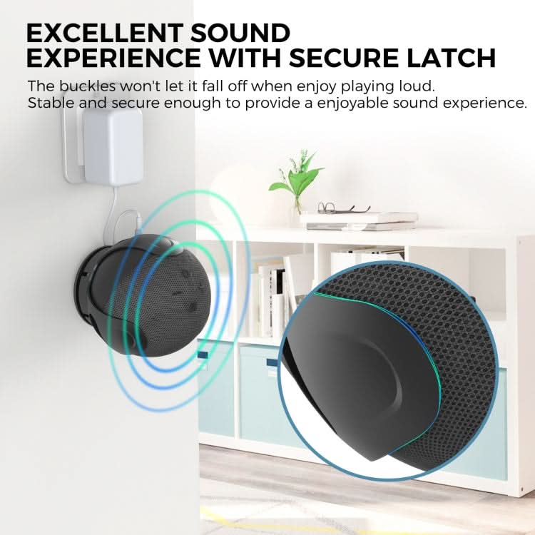 For Amazon Echo Dot 4/5 AhaStyle PT183 Speaker Wall Storage Stand