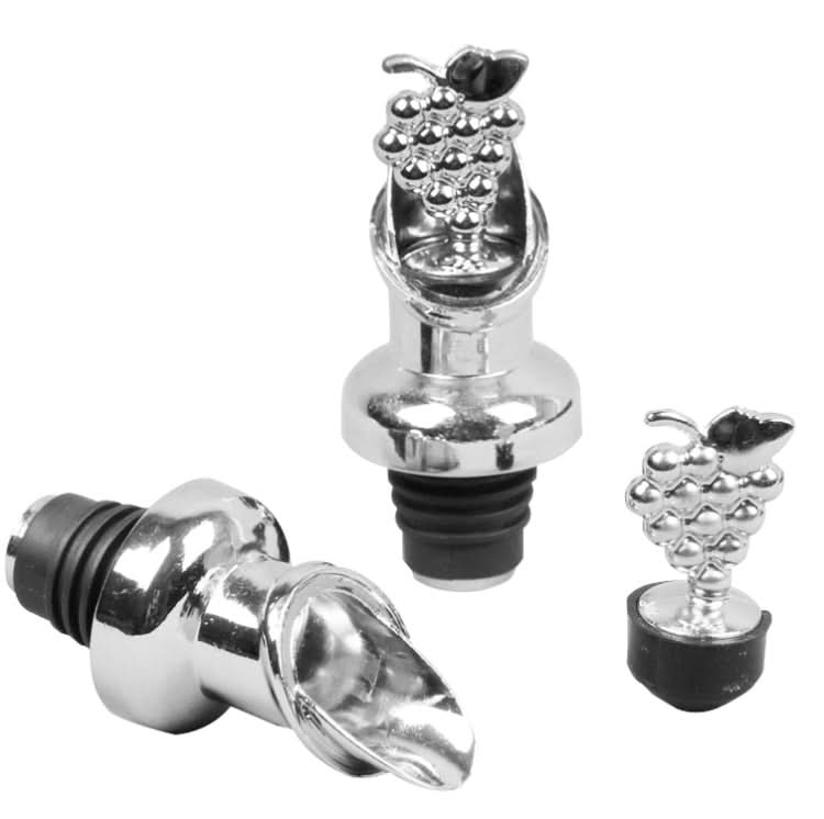 2pcs Zinc Alloy Red Wine Cork Wine Stopper Drink Bar Tool - Reluova