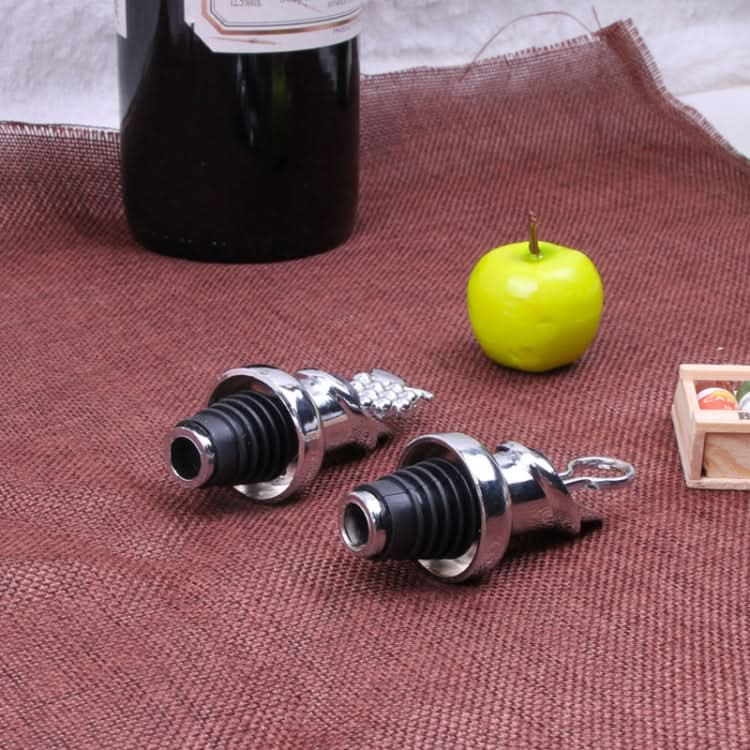 2pcs Zinc Alloy Red Wine Cork Wine Stopper Drink Bar Tool - Reluova