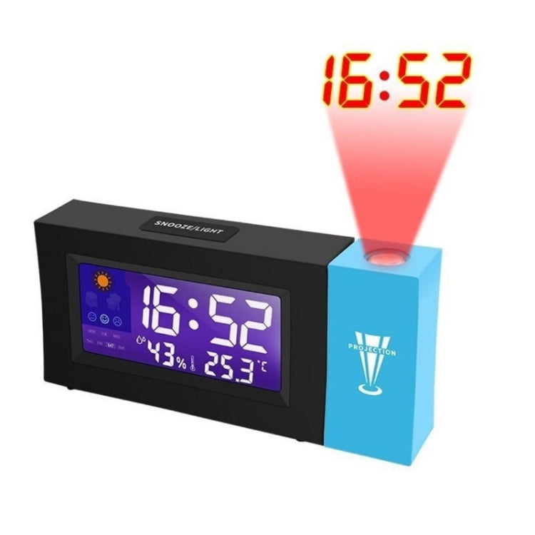 8290 Electronic Colour Screen Weather Clock Weather Forecast Projection Clock Rotatable Digital Clock My Store