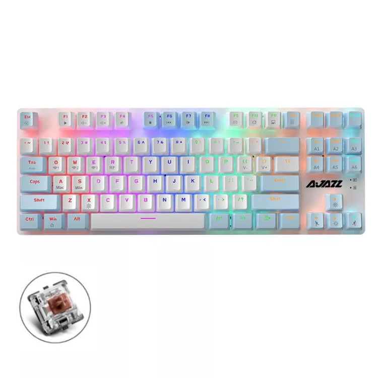 Ajazz AK40pro 87 Keys Bluetooth/Wireless/Wired Three Mode Game Office Mechanical Keyboard My Store