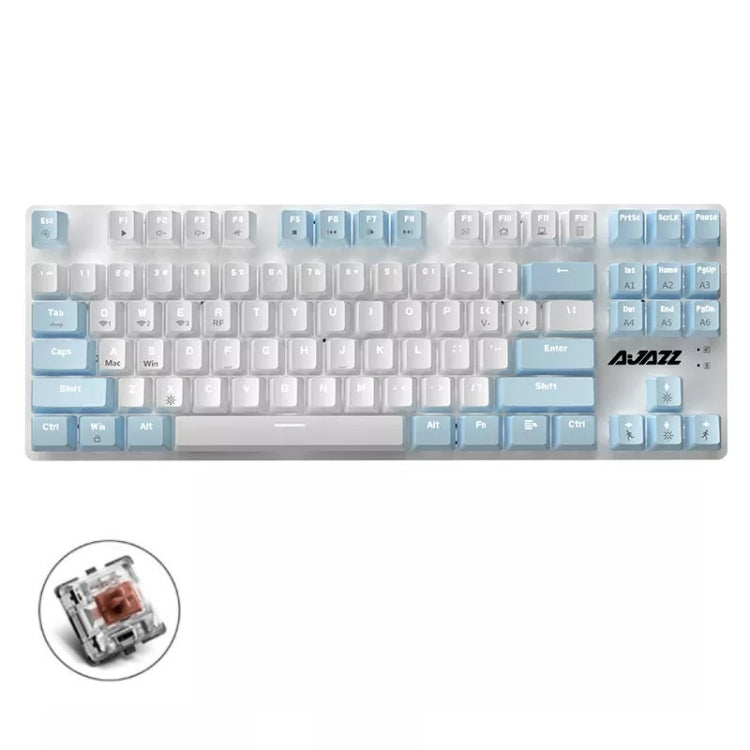 Ajazz AK40pro 87 Keys Bluetooth/Wireless/Wired Three Mode Game Office Mechanical Keyboard My Store