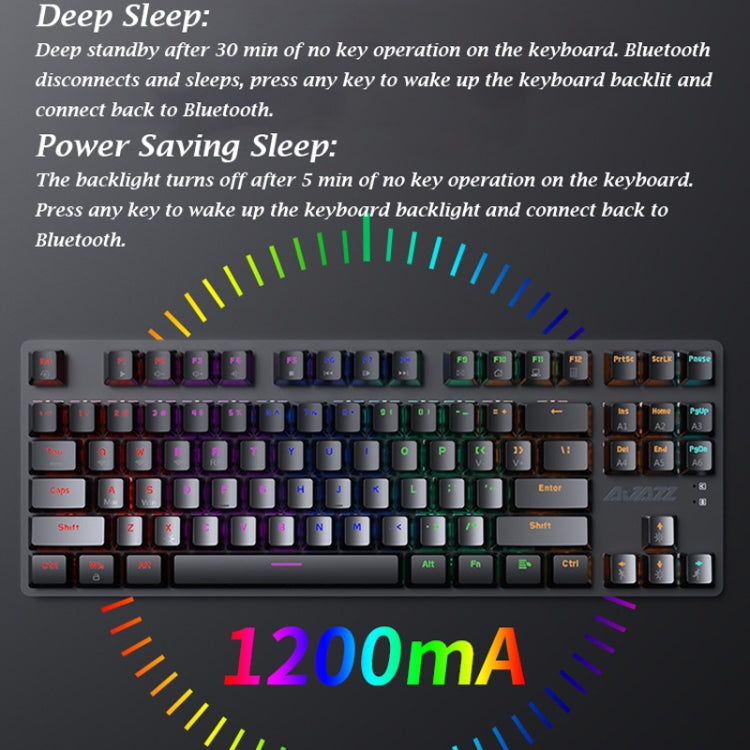 Ajazz AK40pro 87 Keys Bluetooth/Wireless/Wired Three Mode Game Office Mechanical Keyboard My Store