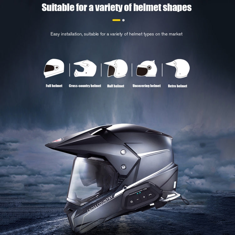 LX2 Motorcycle Helmet Bluetooth Earphone Waterproof Noise Canceling Motorcycle Headphones Reluova