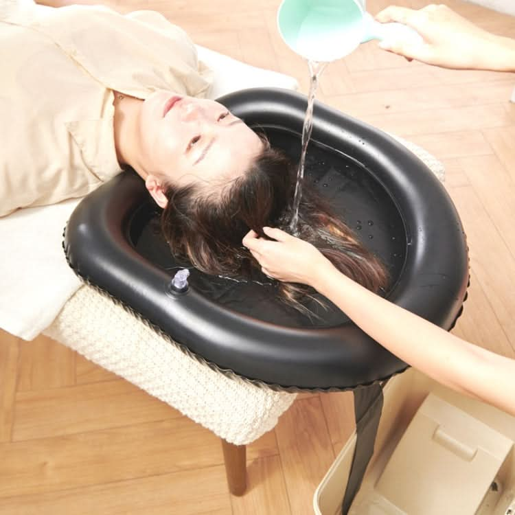 Bed Nursing No Bending Inflatable Light Shampoo Basin Reluova