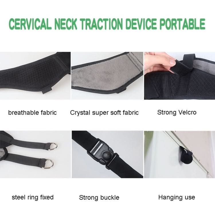 MK-003 Hanging Cervical Traction Device Neck Stretching Belt Pain Relief Reluova