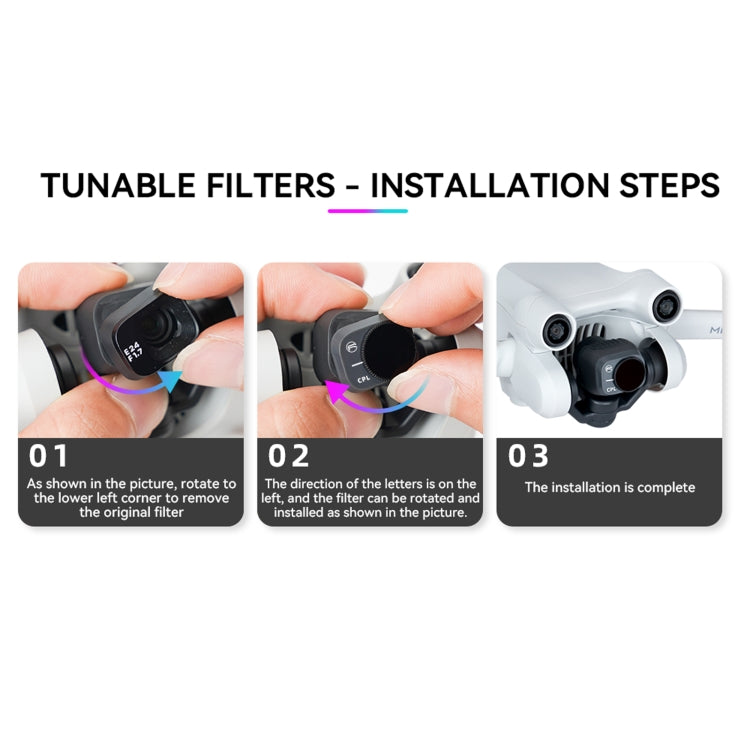 For DJI Mini 3 Pro RCSTQ PL Filters Drone Accessoires