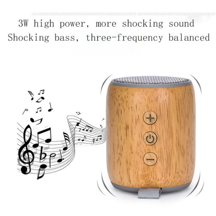 BT811 Mini Wooden Wireless Bluetooth Speaker Support TF Card & 3.5mm AUX