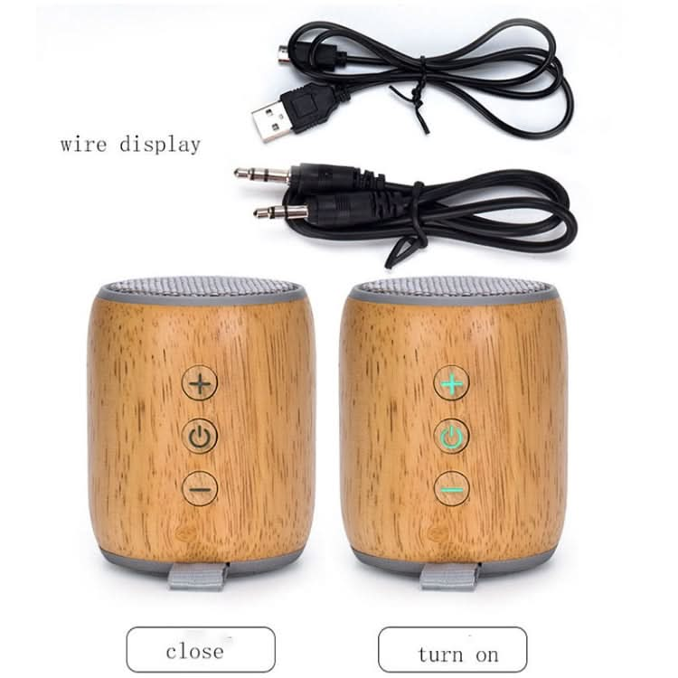 BT811 Mini Wooden Wireless Bluetooth Speaker Support TF Card & 3.5mm AUX