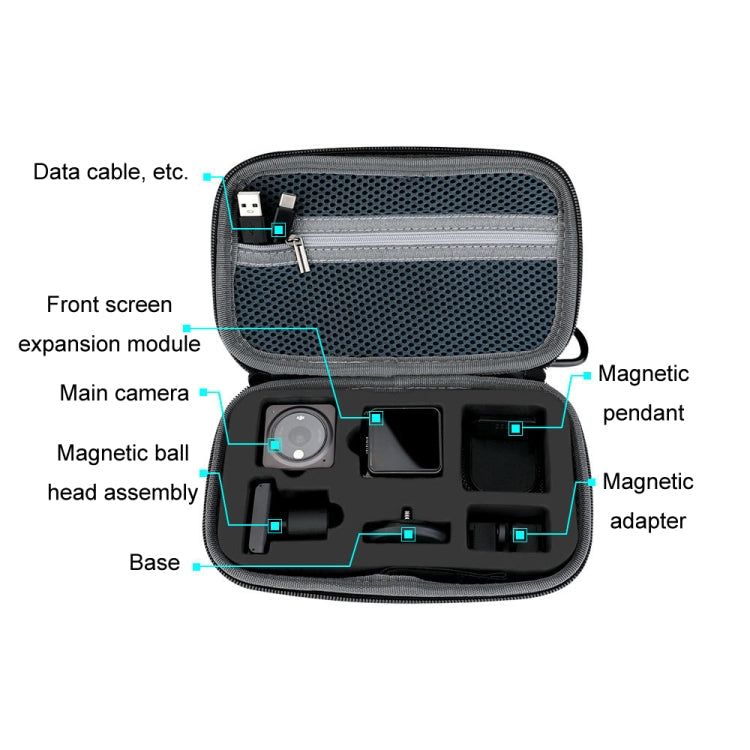 For DJI Action 2 RCSTQ Action Camera Hard Case Accessory Bag My Store