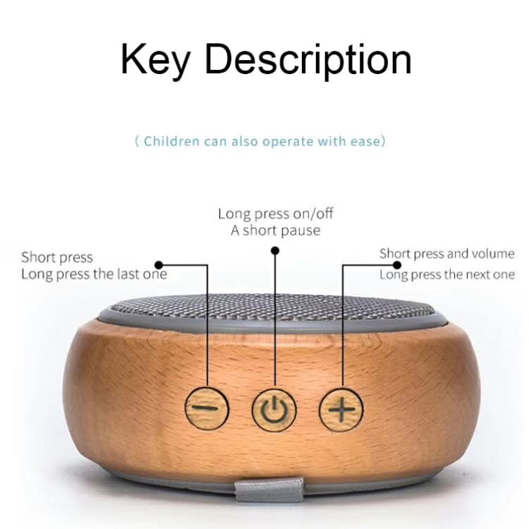 BT810 Small Outdoor Portable Wooden Bluetooth Speaker Support TF Card & 3.5mm AUX