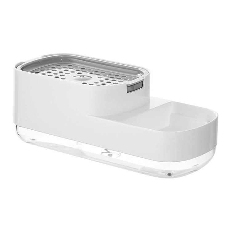 Soap Dispenser Bottle Automatic Liquid Soap Dispenser Kitchen Sponge Brush Storage Box - Reluova