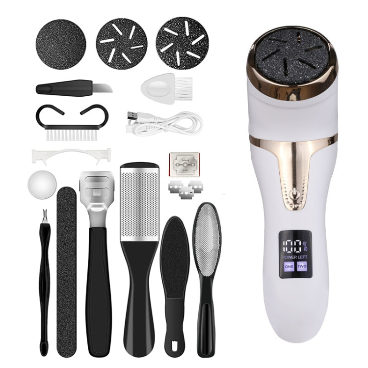 JD-510 Rechargeable Electric Foot Callus Remover with Vacuum Cleaner