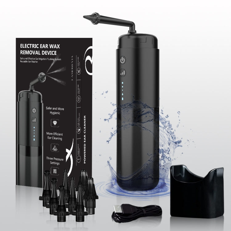 Water Powered Ear Cleaner Electric Triple Jet Stream with 3 Pressure Settings Reluova