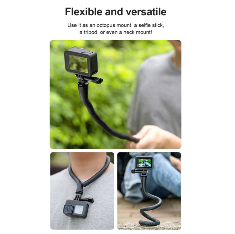 TELESIN Flexible Mount Bracket Octopus Tripod For Mini Action Camera and Mobile Phone,Spec: