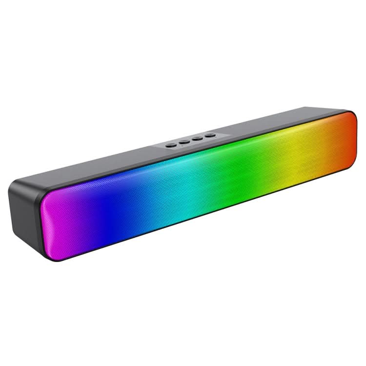 E-3562 Desktop Long Strip Multifunctional RGB Colorful Light Bluetooth Wireless Speaker