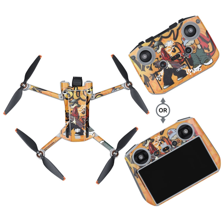 For DJI Mini 3 Pro Remote Control Body Sticker ,Spec: My Store