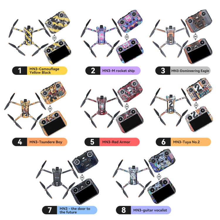 For DJI Mini 3 Pro Remote Control Body Sticker ,Spec: My Store