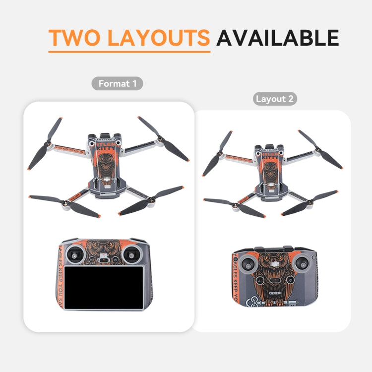 For DJI Mini 3 Pro Remote Control Body Sticker ,Spec: My Store