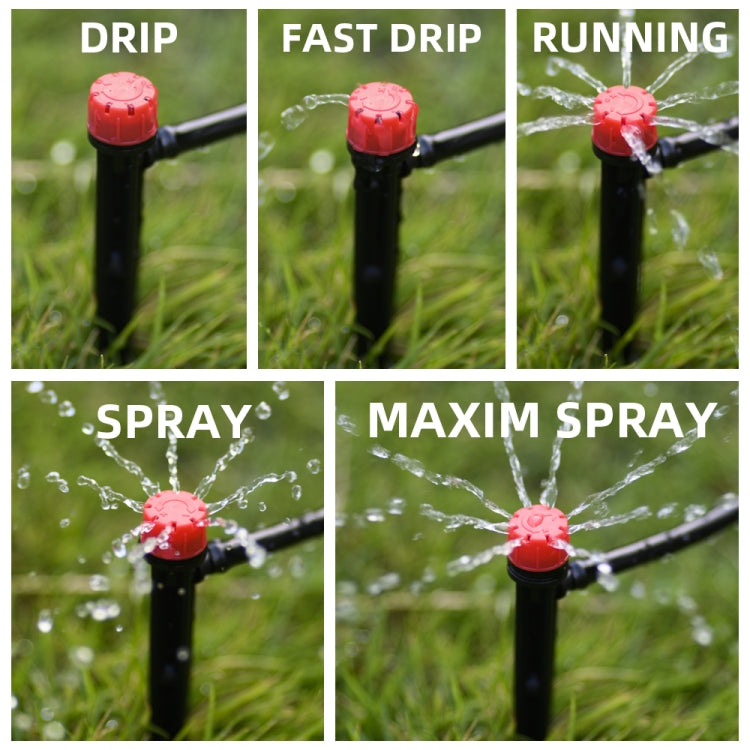 Hose Drip Irrigation System Plant Watering Set 360 Degree Adjustable Drippers